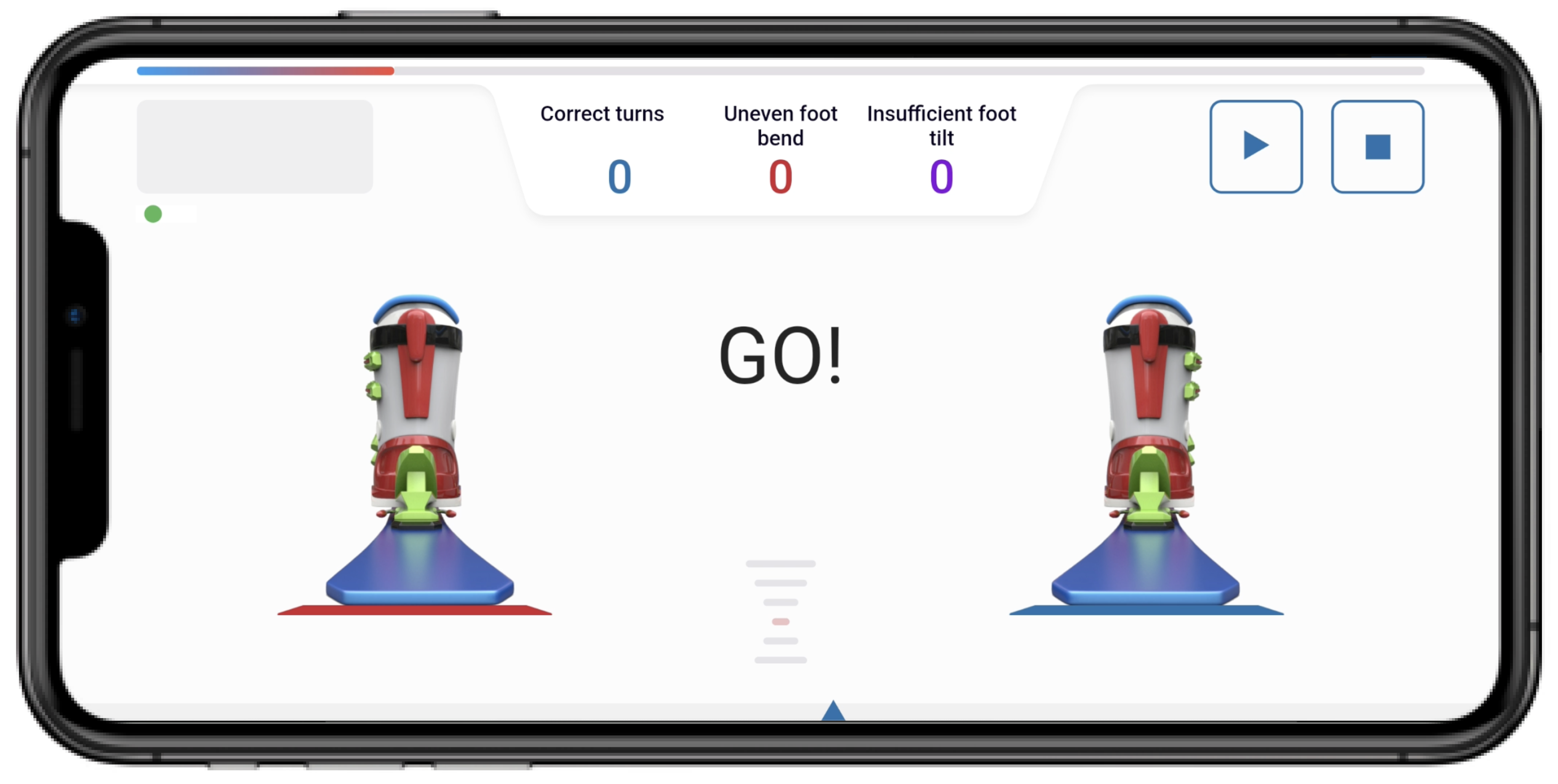 Pro Ski App on Phone